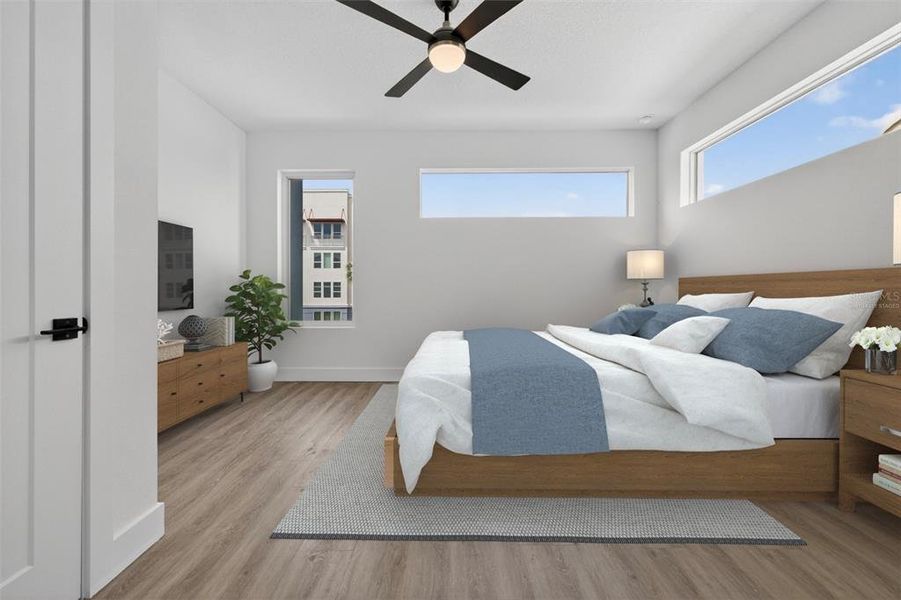 Furnished interior view inside a new home in , St. Petersburg (Image 8).