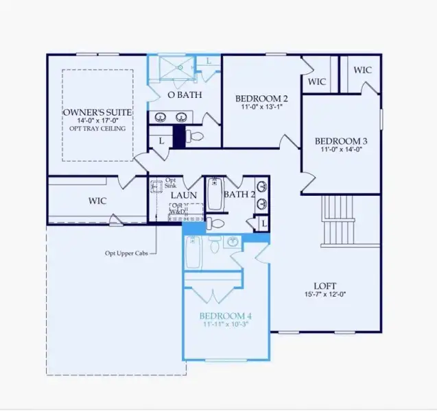 2D floor plan layout of this home in Sierra Creek, Hoschton, GA (Image 4). 2D floor plan layout of this home in Sierra Creek, Hoschton, GA (Image 4).