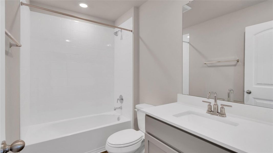 Furnished interior view inside a new home in Carillon, Manor (Image 11).