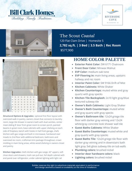 2D floor plan layout of this home in Riverside Cove, Wilmington, NC (Image 23).