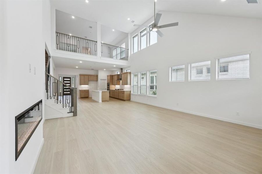 Open First Floor in the Monet II home plan by Trophy Signature Homes – REPRESENTATIVE PHOTO