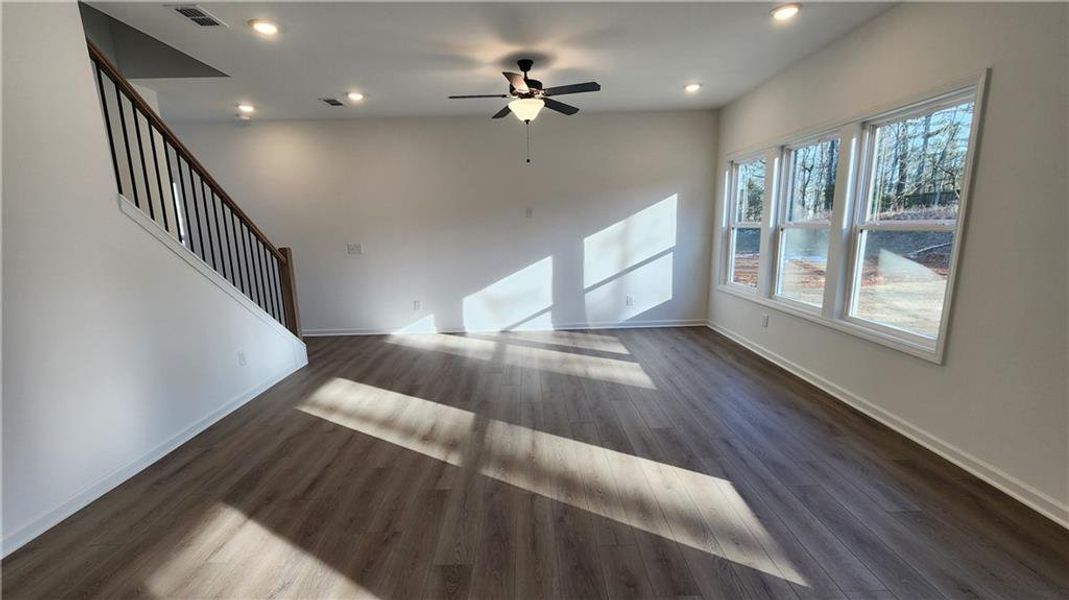 Spacious, unfurnished interior of a new home in The Estates at Casteel, Bethlehem (Image 14).