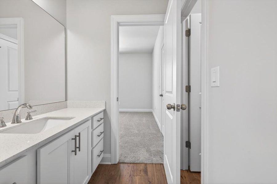 Furnished interior view inside a new home in Hemingway, Flowery Branch (Image 17).