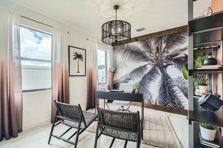 Representative furnished interior of a home built from the Ponte Vedra by D.R. Horton in Reserve at Jupiter, Jupiter (Image 11).