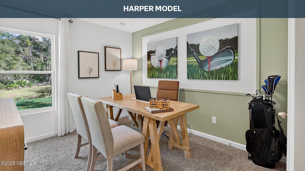 Furnished interior view inside a new home in , Bunnell (Image 8).
