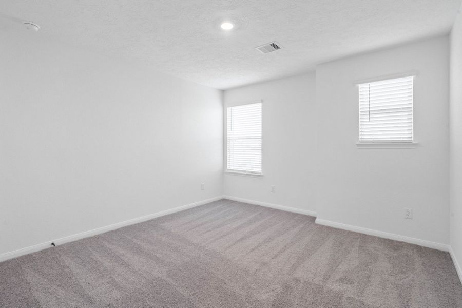 Spacious, unfurnished interior of a new home in Saddlebrook Preserve, Beasley (Image 28). Spacious, unfurnished interior of a new home in Saddlebrook Preserve, Beasley (Image 28).