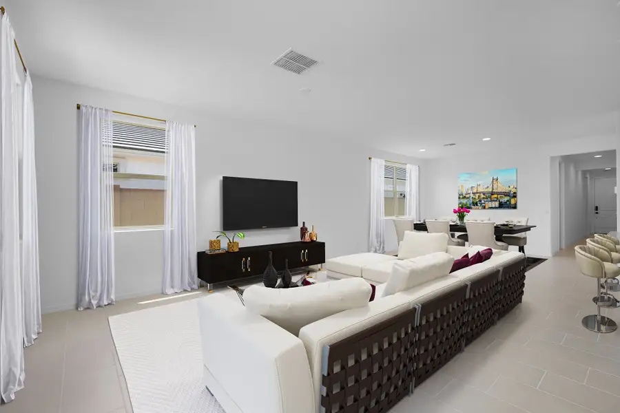 Furnished interior view inside a new home in Artisan at Asante Discovery Collection, Surprise (Image 5). Furnished interior view inside a new home in Artisan at Asante Discovery Collection, Surprise (Image 5).