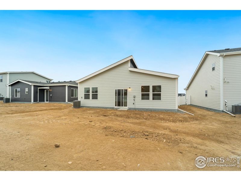 Exterior details and patio area of a home in Liberty Draw, Evans (Image 3).