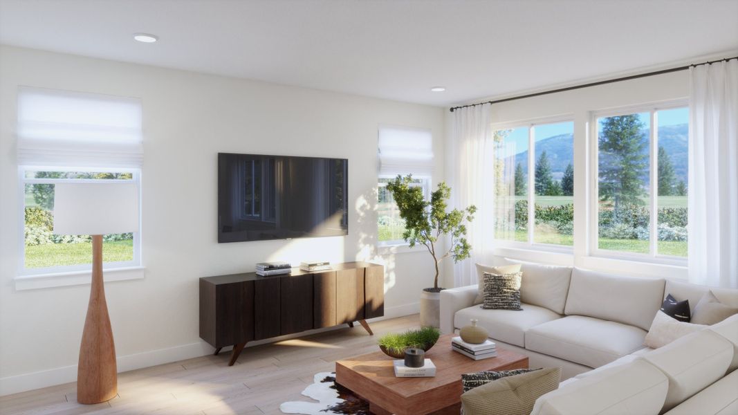 Representative furnished interior of a home built from the 2 by Trumark Homes in Independence, Elizabeth (Image 8).