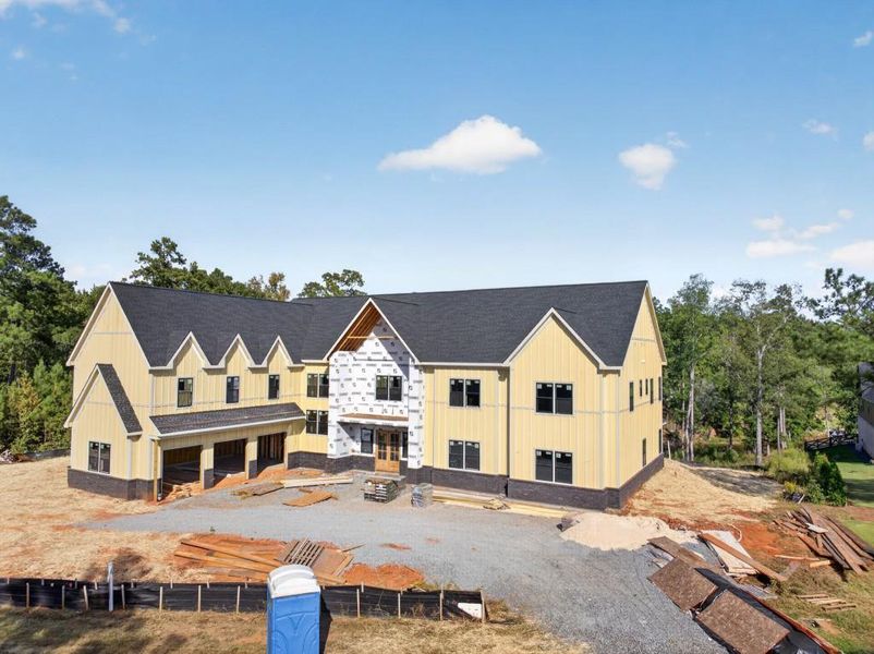 In-progress construction of a new home in , Monticello, GA (Image 39).
