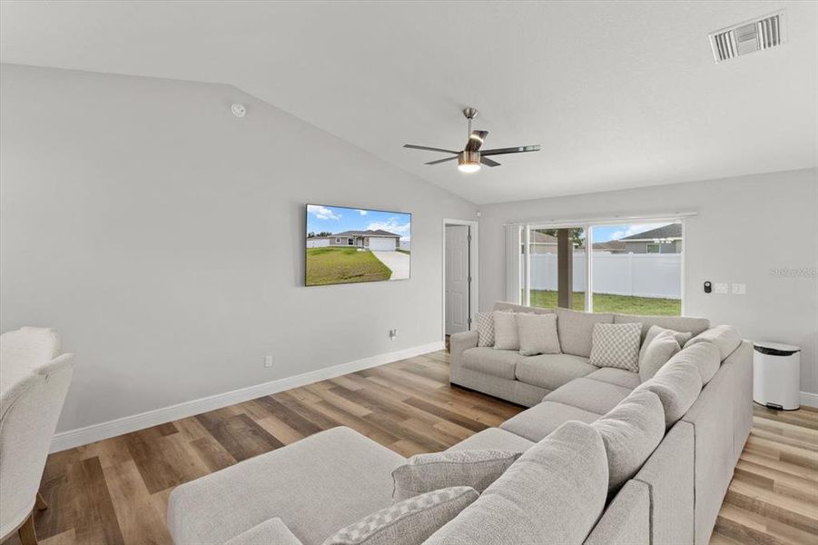 Furnished interior view inside a new home in , Ocala (Image 12).