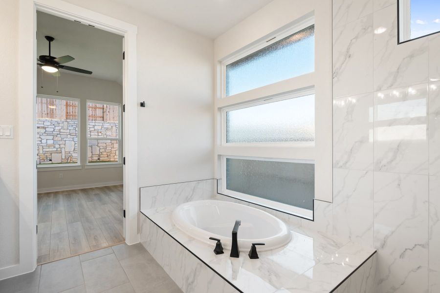 Furnished interior view inside a new home in Lariat, Liberty Hill (Image 14).