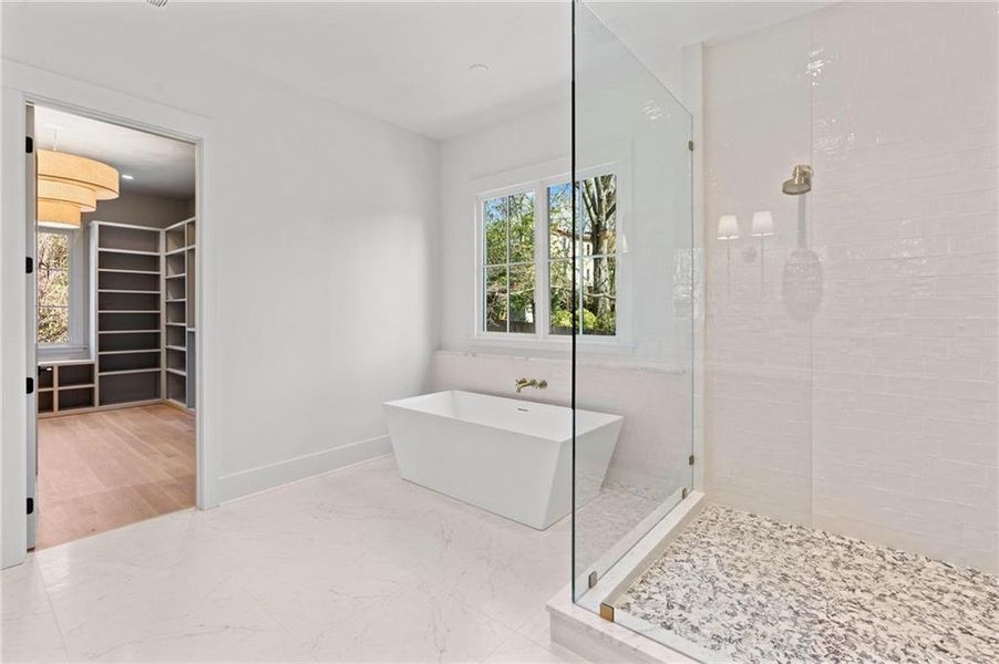 Furnished interior view inside a new home in , Atlanta (Image 13).