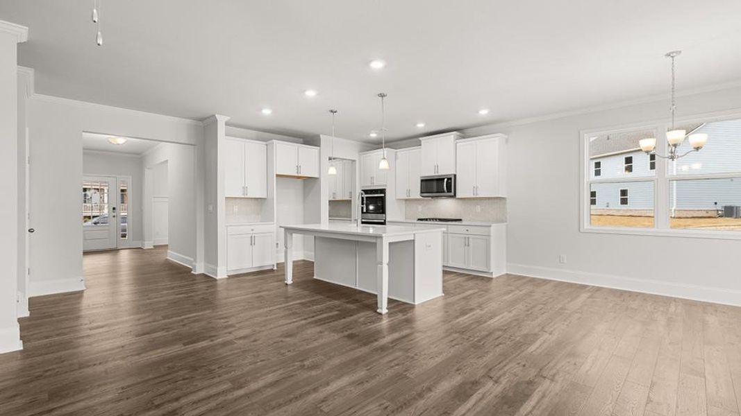 Furnished interior view inside a new home in Butner Estates, South Fulton (Image 4).