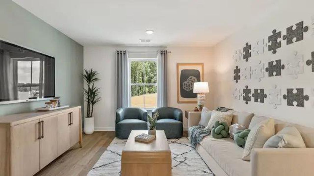 Furnished interior view inside a new home in Reserve at Gum Springs, Jefferson (Image 15).
