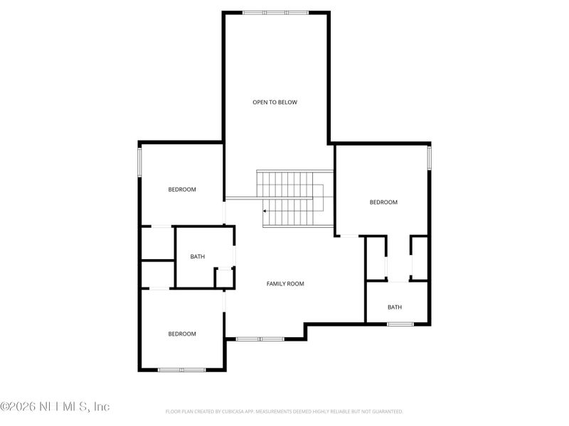 2D floor plan layout of this home in Settler's Landing at Nocatee, Ponte Vedra, FL (Image 7).