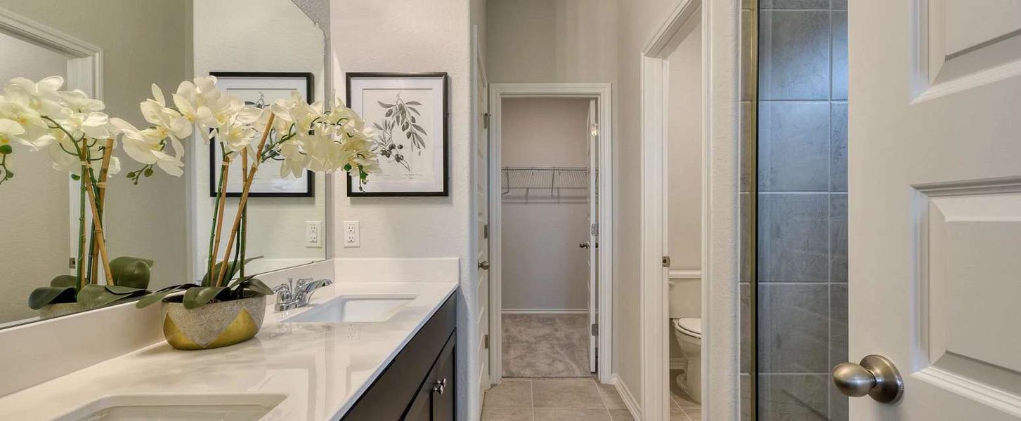 Representative furnished interior of a home built from the Carter by Ashton Woods in Nopal Valley, San Antonio (Image 6).