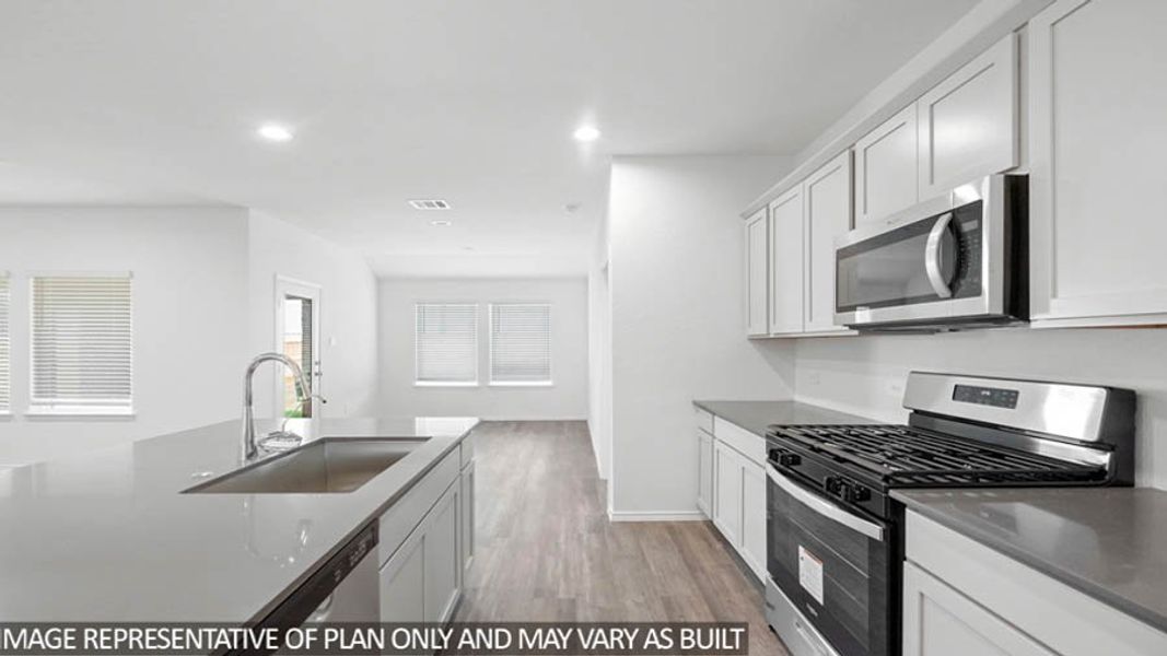 Furnished interior view inside a new home in Porters Mill, New Caney (Image 6).