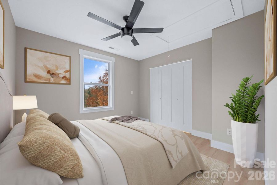 Furnished interior view inside a new home in , Canton (Image 29).