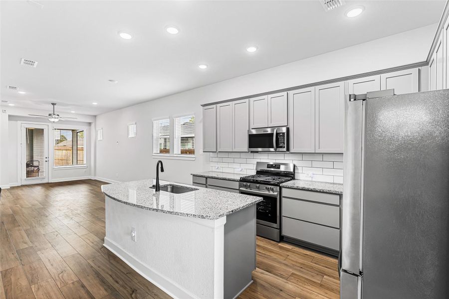 Furnished interior view inside a new home in , Humble (Image 9).