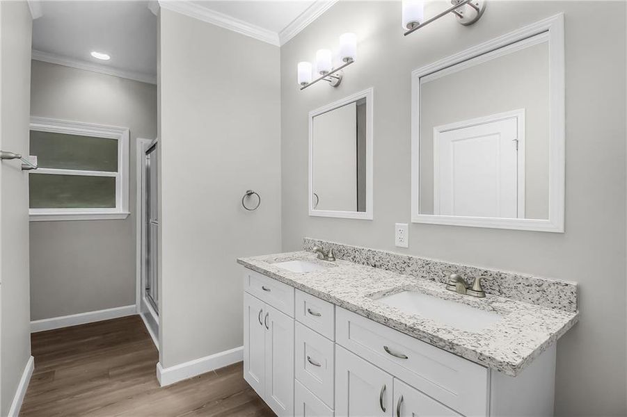 Furnished interior view inside a new home in , Ludowici (Image 11).