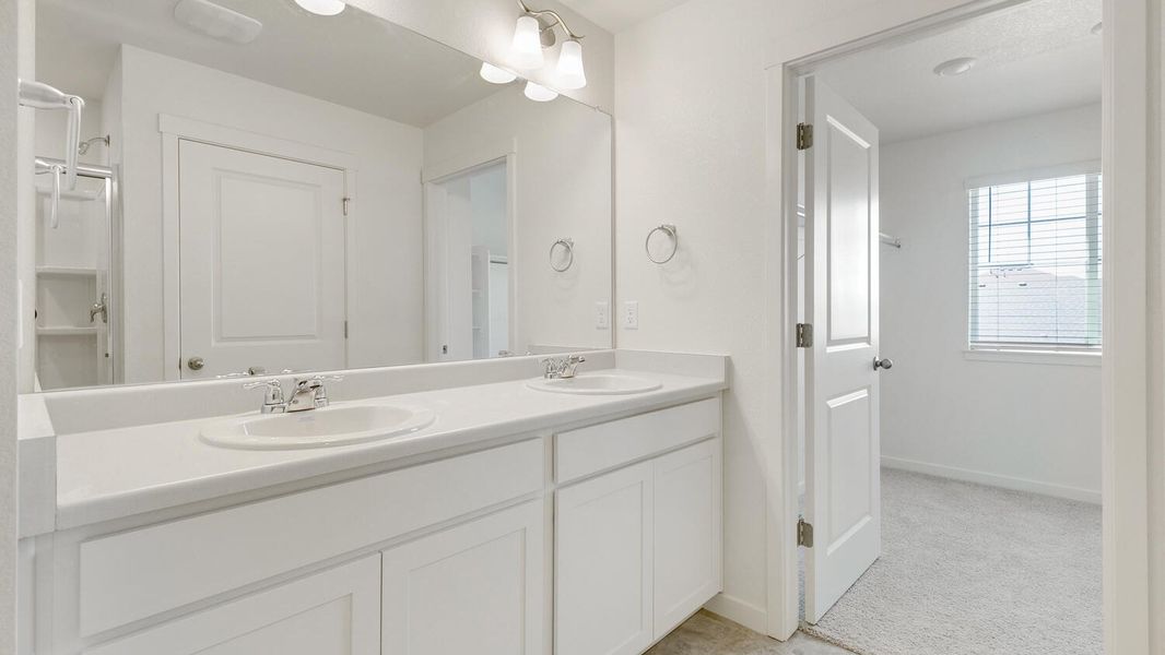 Furnished interior view inside a new home in Silver Peaks, Lochbuie (Image 12). Furnished interior view inside a new home in Silver Peaks, Lochbuie (Image 12).