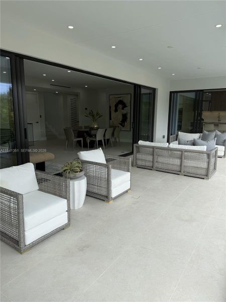 Exterior details and patio area of a home in , Key Biscayne (Image 38).