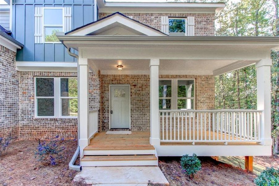 Exterior details and patio area of a home in , Conyers (Image 20).