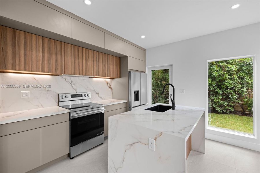 Furnished interior view inside a new home in , South Miami (Image 12). Furnished interior view inside a new home in , South Miami (Image 12).