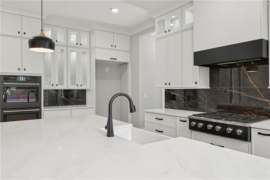 Furnished interior view inside a new home in , Braselton (Image 83).