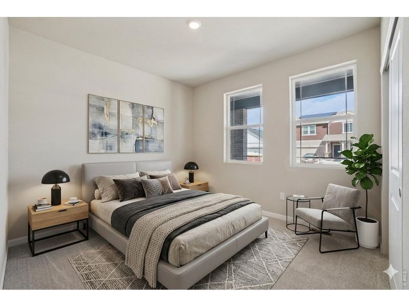 Furnished interior view inside a new home in Country Club Reserve, Fort Collins (Image 12).