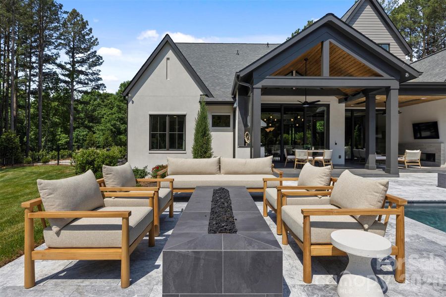 Exterior details and patio area of a home in , Charlotte (Image 22). Exterior details and patio area of a home in , Charlotte (Image 22).