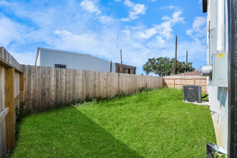 Exterior details and patio area of a home in , La Porte (Image 1). Exterior details and patio area of a home in , La Porte (Image 1).