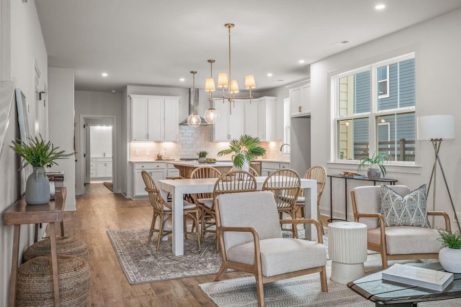Furnished interior view inside a new home in , Summerville (Image 28).