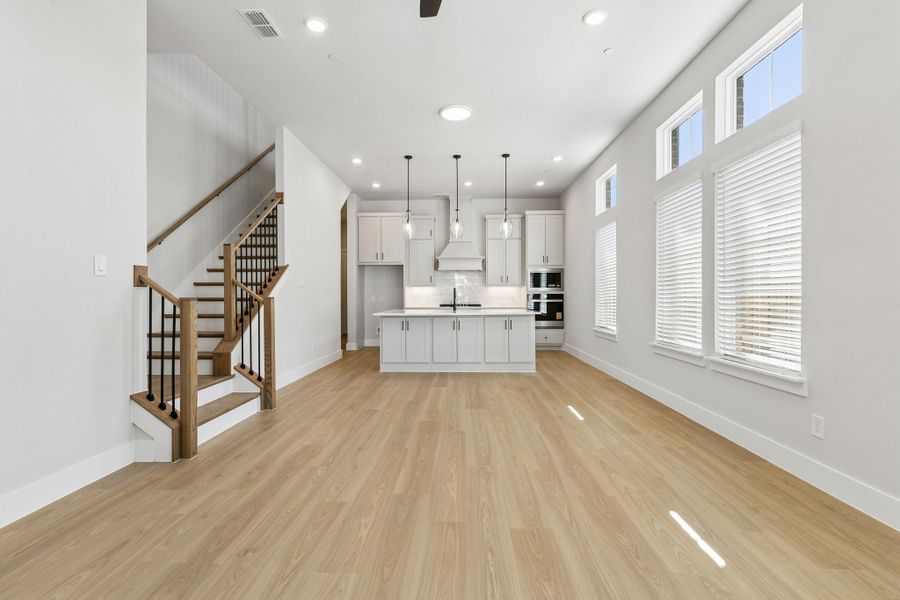 Spacious, unfurnished interior of a new home in Newman Village Townhomes, Frisco (Image 18).