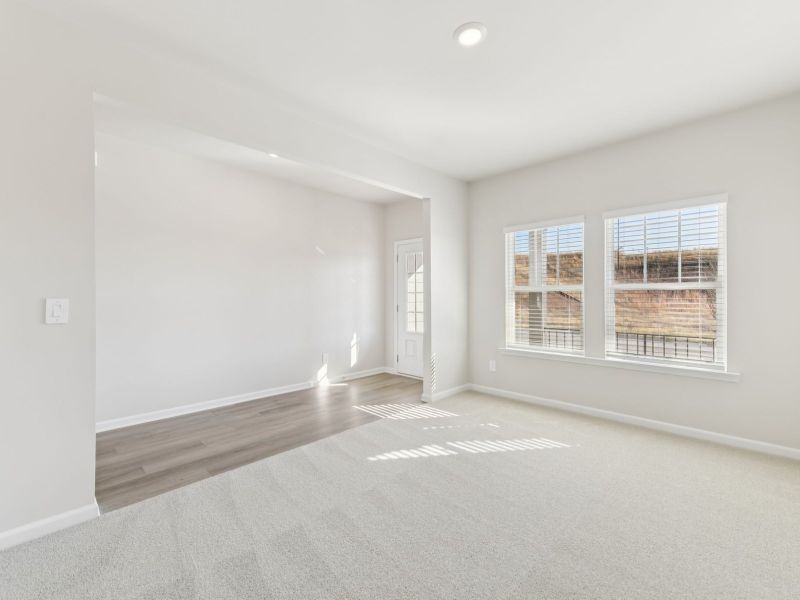 Spacious, unfurnished interior of a new home in Preserve at Mountain Creek, Pendergrass (Image 11). Spacious, unfurnished interior of a new home in Preserve at Mountain Creek, Pendergrass (Image 11).