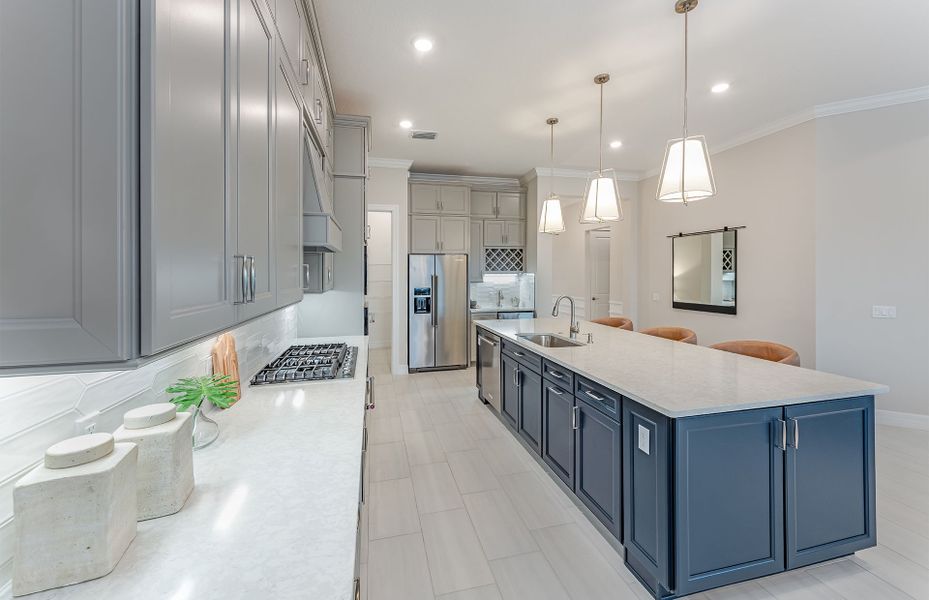 Furnished interior view inside a new home in Avondale at Avenir, Palm Beach Gardens (Image 17).
