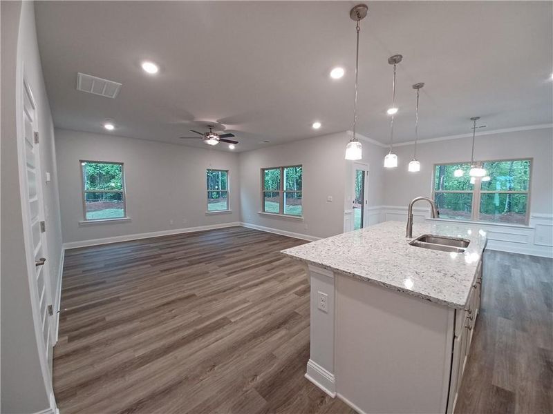 Furnished interior view inside a new home in Magnolia Villas, Cornelia (Image 9).
