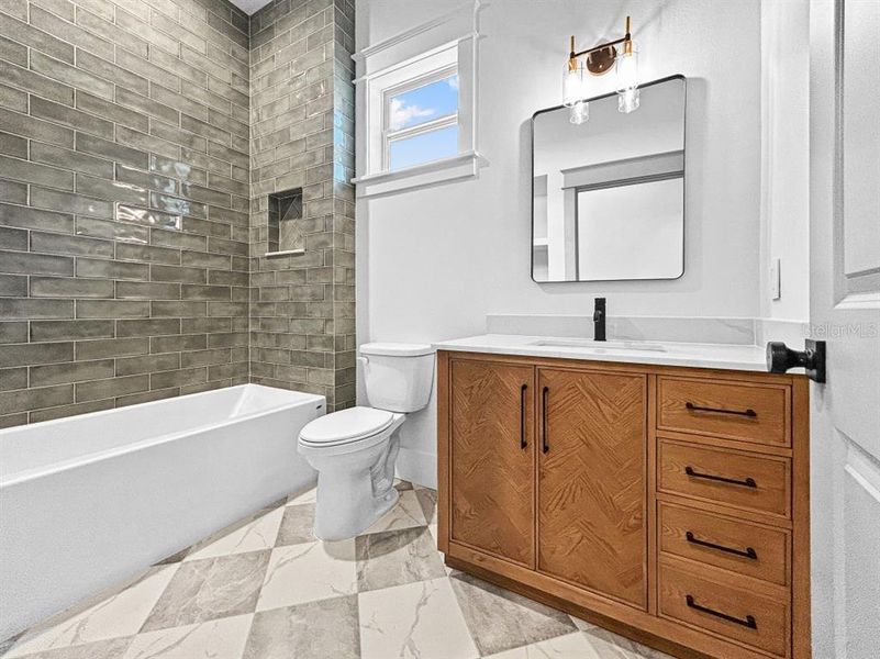 Furnished interior view inside a new home in , Gulfport (Image 11).