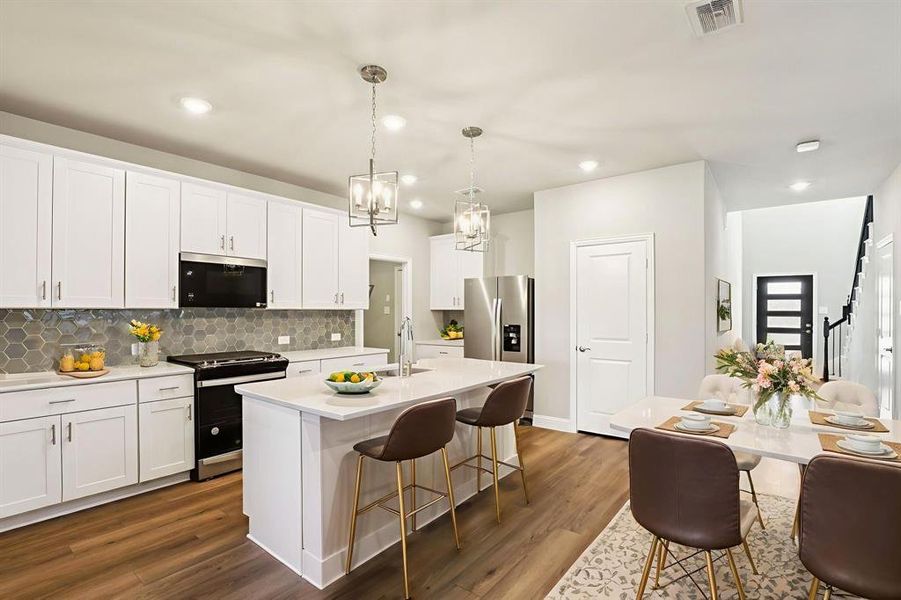 Photo is not of the actual home, but is an inspirational photo of builder’s model home and may depict options, furnishings, and/or decorator features that are not included.