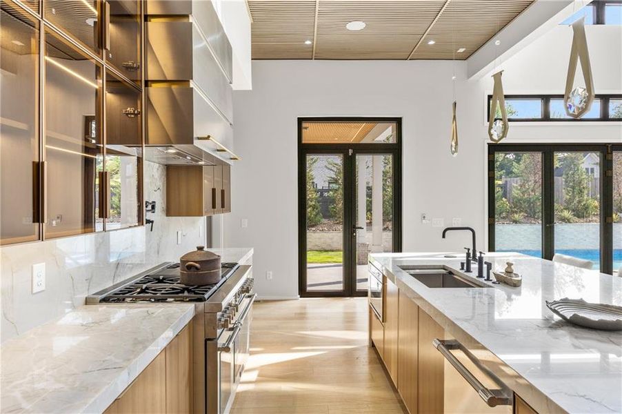 Furnished interior view inside a new home in , Marietta (Image 56).