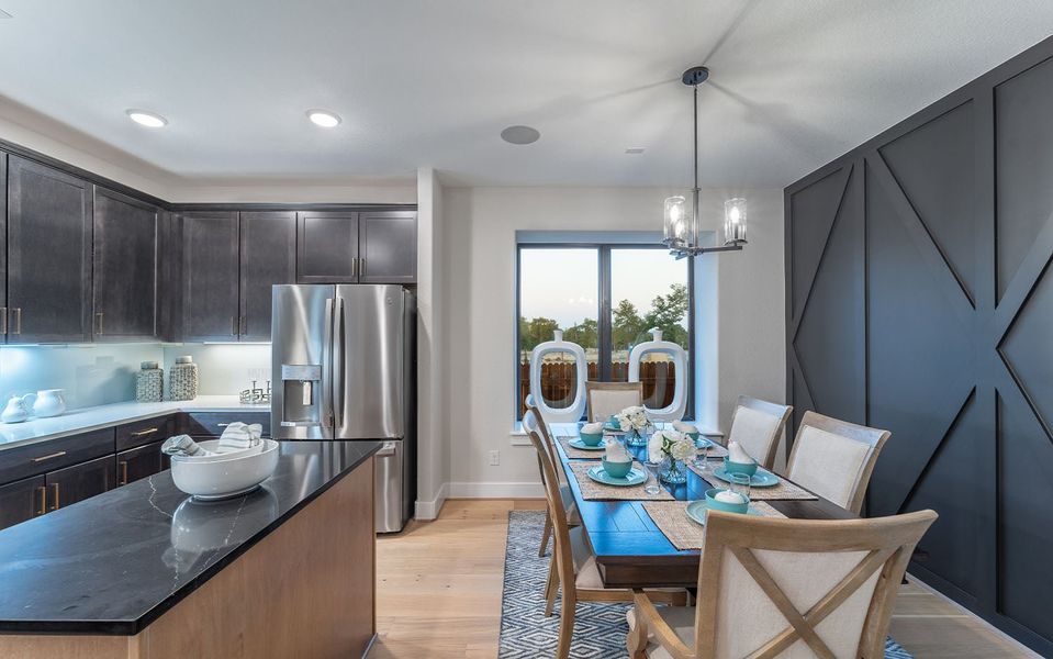 Representative furnished interior of a home built from the Dakota by CastleRock Communities in Hughes Landing, Dickinson (Image 13).