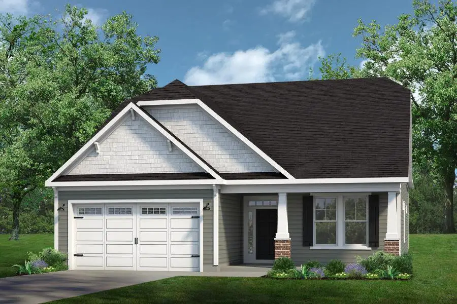 Representative exterior photo of a completed home built from the The Beech by Chesapeake Homes in Waterbridge, Myrtle Beach, SC (Image 17). Representative exterior photo of a completed home built from the The Beech by Chesapeake Homes in Waterbridge, Myrtle Beach, SC (Image 17).