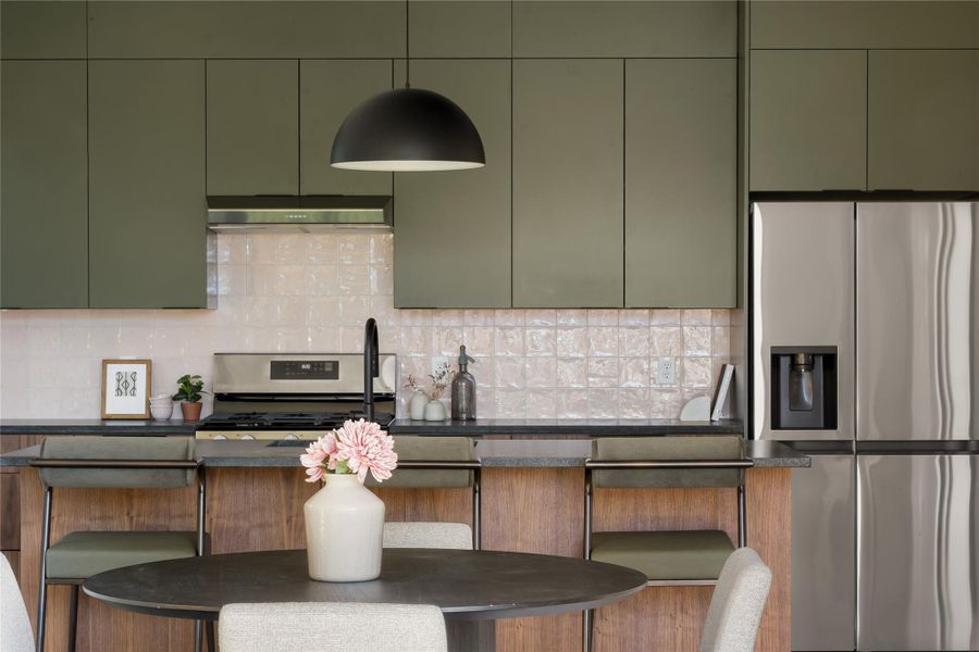 Furnished interior view inside a new home in , Austin (Image 8).