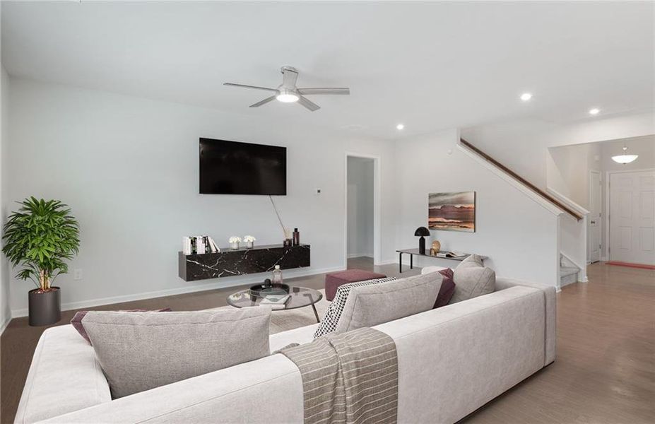 Furnished interior view inside a new home in , McDonough (Image 10).
