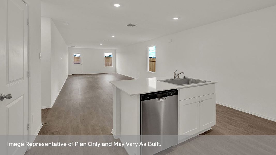 Furnished interior view inside a new home in Spring Valley, New Braunfels (Image 7).