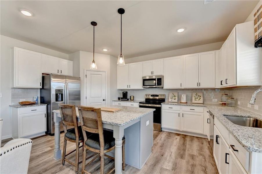Furnished interior view inside a new home in , Auburn (Image 37).