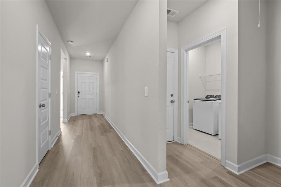 Spacious, unfurnished interior of a new home in Vickery Station, Woodruff (Image 15).