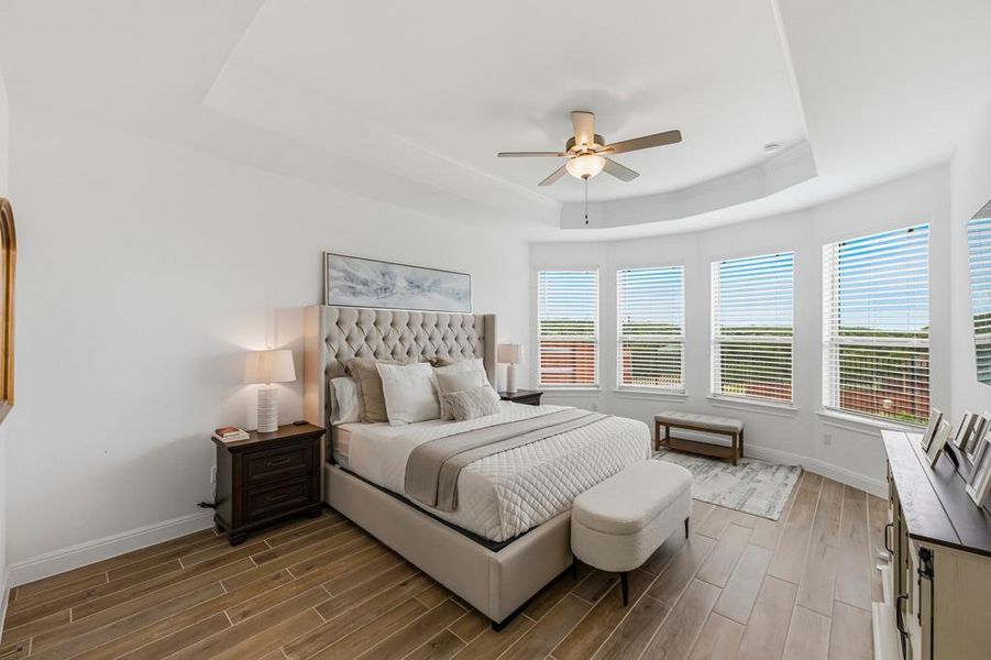 Furnished interior view inside a new home in West Cypress Hills, Spicewood (Image 14).
