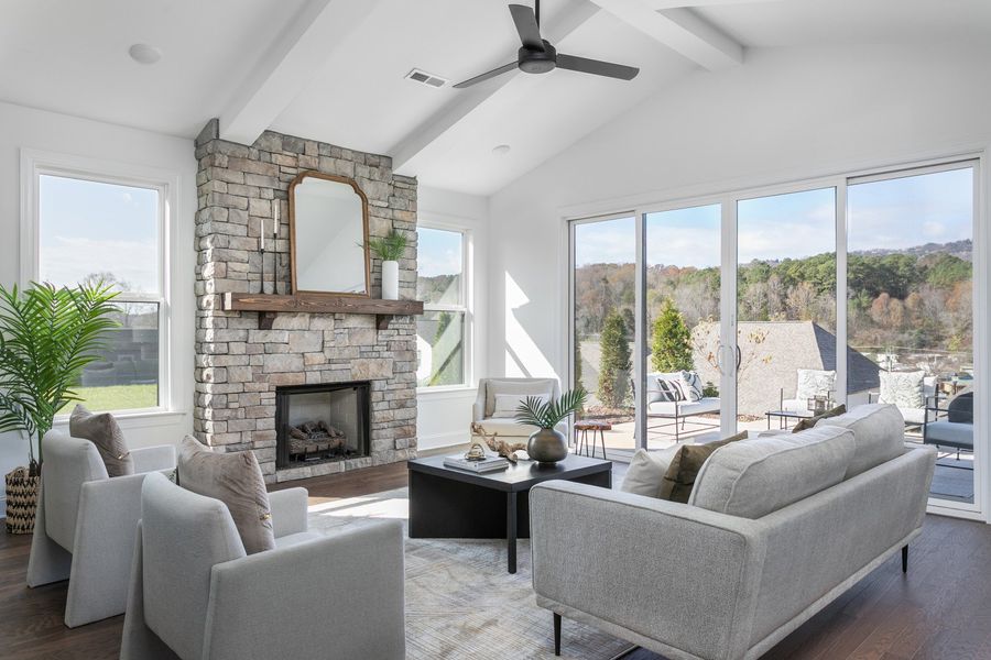 Representative furnished interior of a home built from the The Beckham by Greentech Homes LLC in The Thicket at Sedman Hills, Hixson (Image 18).